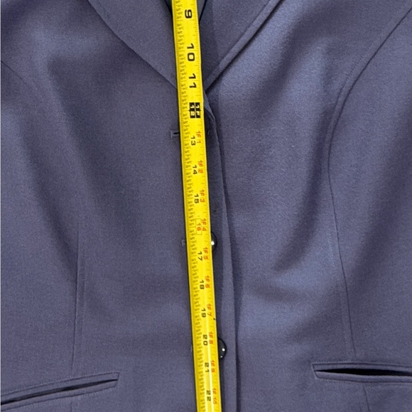 Vintage Lavender Wool Single-Breasted Blazer - Picture 3 of 10